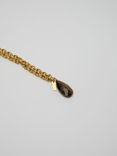 Collier Flora œil de tigre